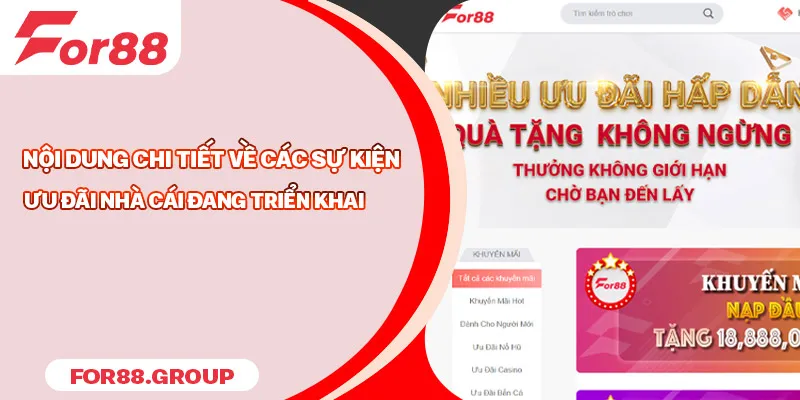 Nội dung chi tiết về các sự kiện ưu đãi nhà cái đang triển khai