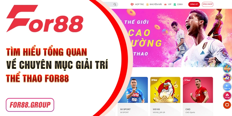 Tìm hiểu tổng quan về chuyên mục giải trí thể thao For88